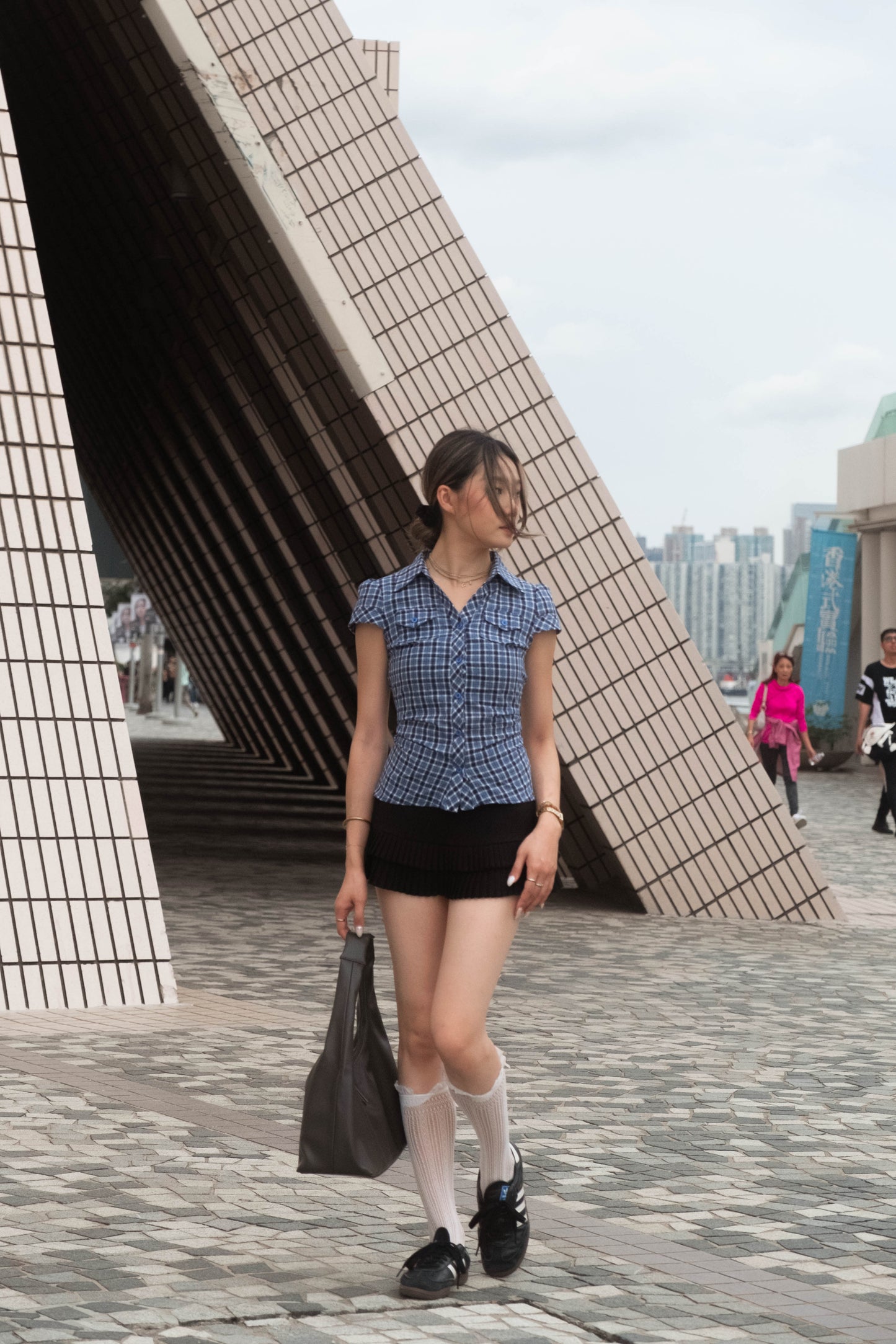 [ 🆕 格仔 is back! 🏁 復古收腰恤衫  ] Country Club Shirt