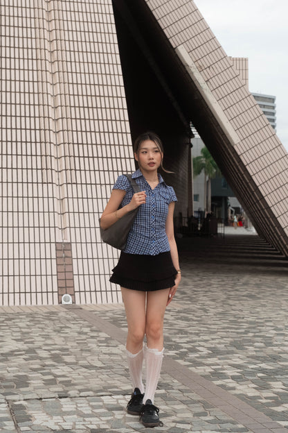 [ 🆕 格仔 is back! 🏁 復古收腰恤衫  ] Country Club Shirt