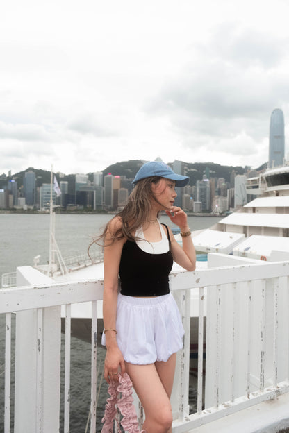 [ 🆕 上身大驚喜 ❤️‍🔥 最顯瘦的泡泡短褲! ] Bubble Lounge Shorts - 2 colours