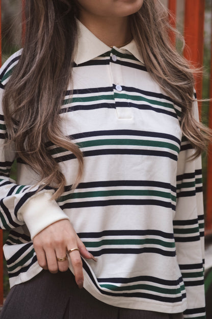 [ 歐美 casual sporty chic 🤎🎱 必入手！] ] Hailey's Polo Shirt - 2 colours