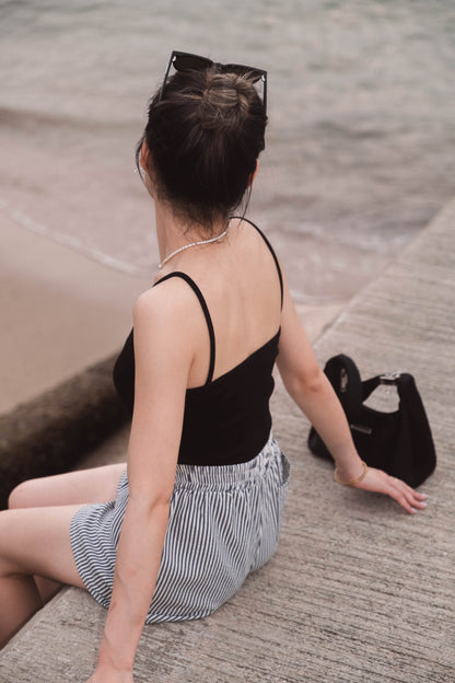 [ 棉質小清新背心~ ] Simplicity Aesthetic Padded Top - 2 colours