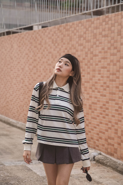 [ 歐美 casual sporty chic 🤎🎱 必入手！] ] Hailey's Polo Shirt - 2 colours