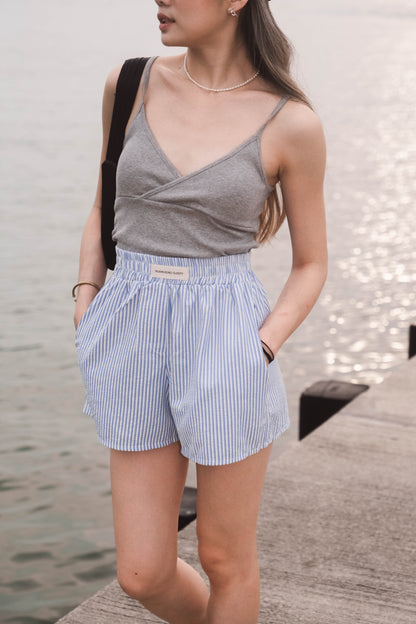 [ 棉質小清新背心~ ] Simplicity Aesthetic Padded Top - 2 colours