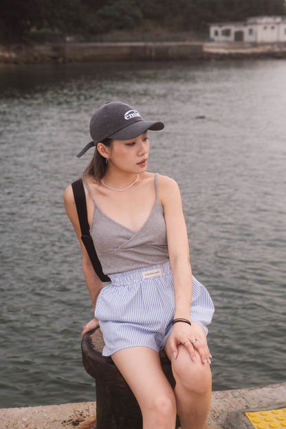 [ 棉質小清新背心~ ] Simplicity Aesthetic Padded Top - 2 colours