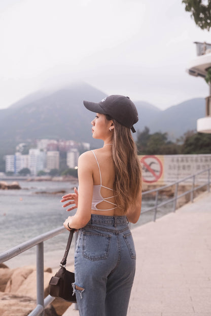 [ 清爽大露背~ 短款 Bra Top ] 
Get Ahead Backless Bra Top - 7 colours