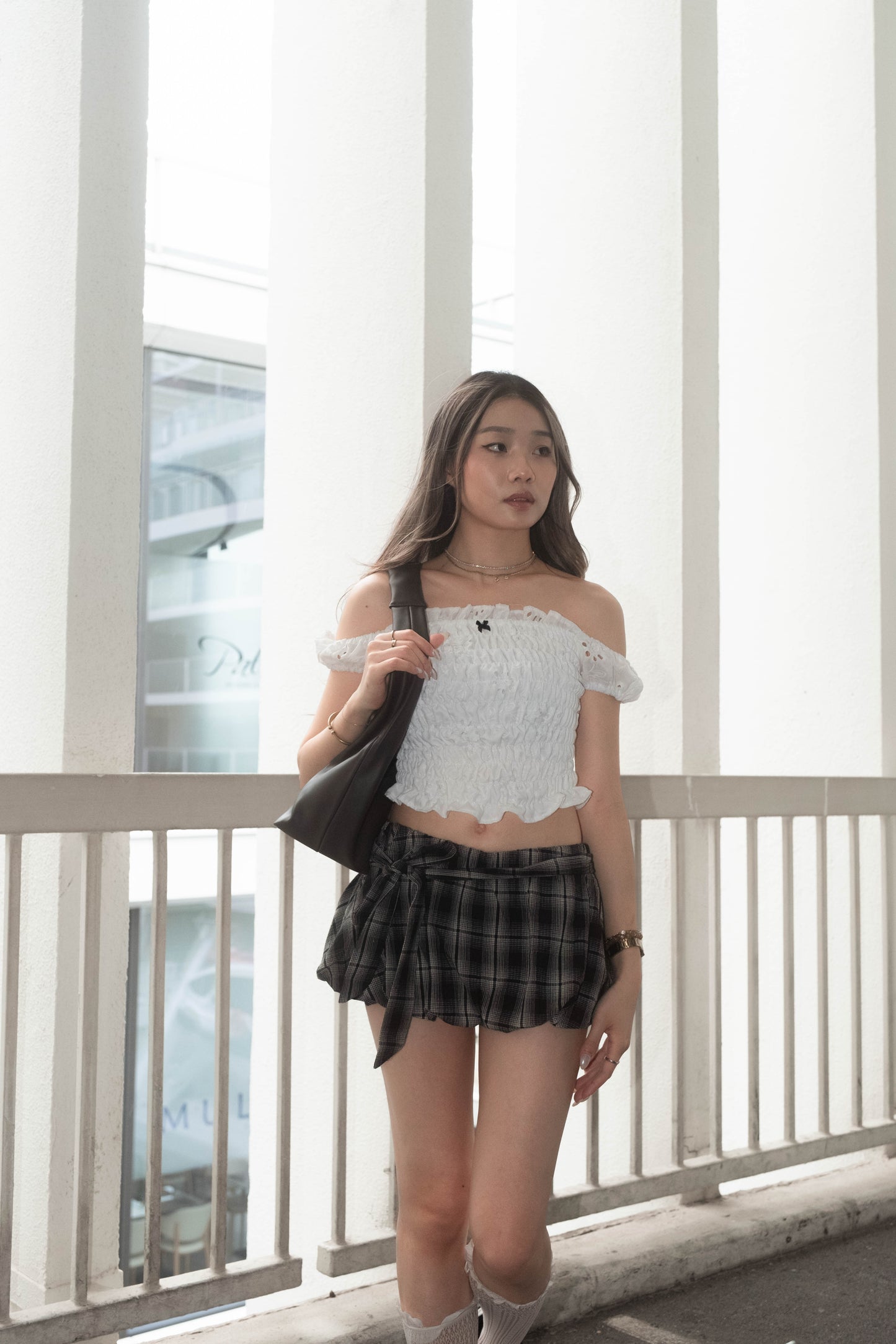 [ 🆕 波波裙 + 潮流格仔! ] Checked Bubble Skirt - 2 colours