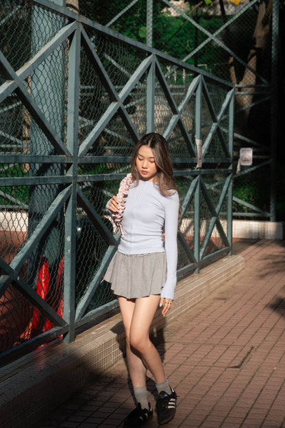 [ 🆕 歐美 Pilates girl 💌 貼身拉鍊 top ] Half-Zip Up Skinny Top - 3 colours