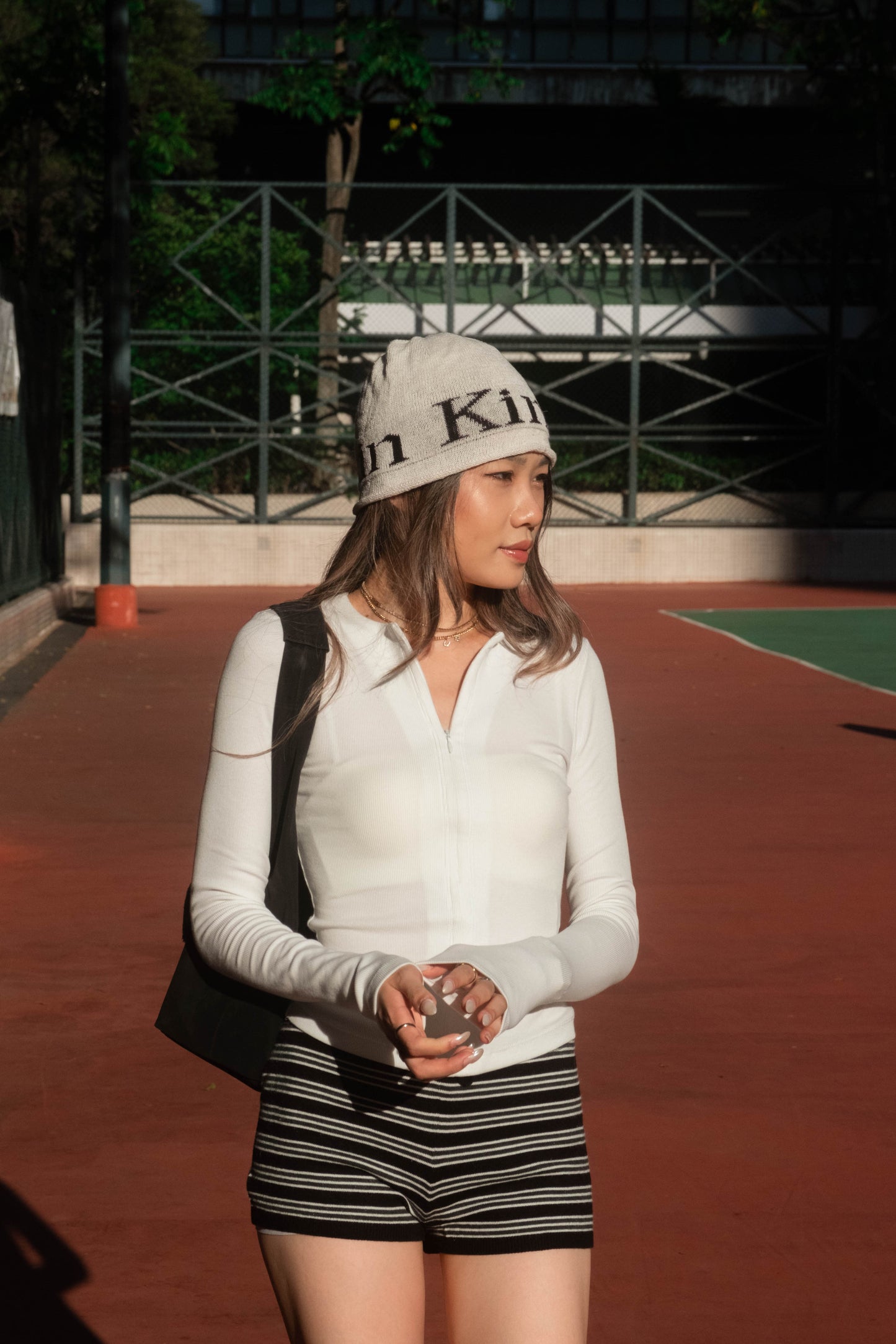 [ 🆕 歐美 Pilates girl 💌 貼身拉鍊 top ] Half-Zip Up Skinny Top - 3 colours