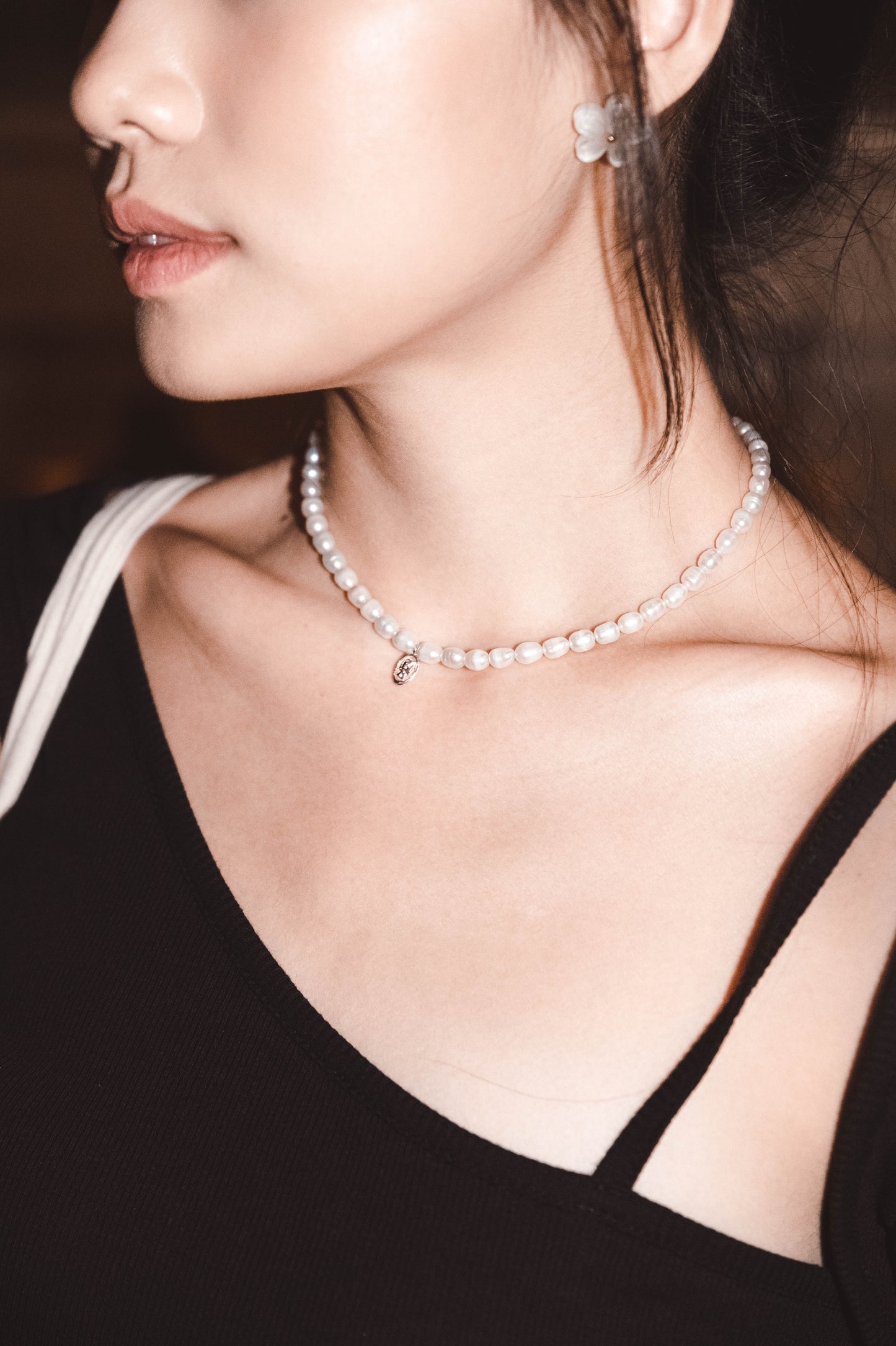 [ 低調奢華氣質~ ] A Point Pearl Necklace