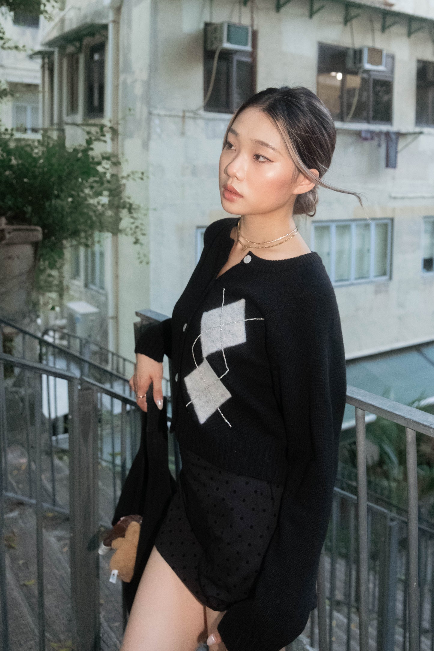 [ 🆕 私心自留~ 不撞款! 💘 高級感閃閃菱形格冷衫 ] Como Classy Cardigan - 3 colours