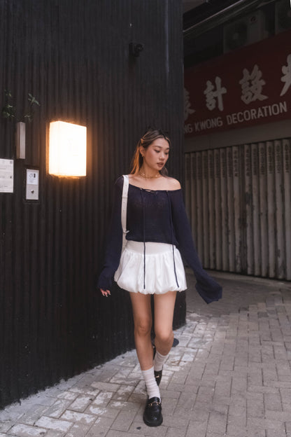 [ 潮流易襯 item 泡泡短裙 ! ] The Flying Bubble Skirt - White