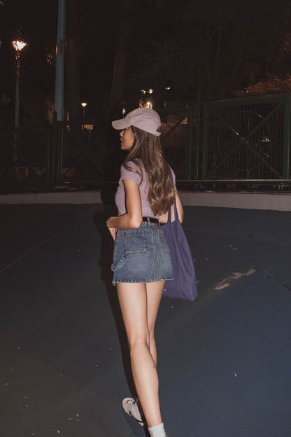 [ 大推! 輕工裝牛仔裙 ] Cool Only Denim Cargo Skirt - 2 colours
