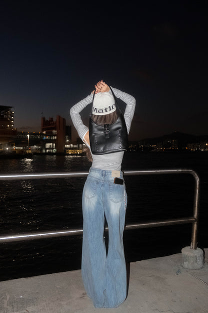 [ 🆕 大露背! 🧊🍸 經典橫閒連體衫 ] Backless Bodysuit Stripes - 2 colours