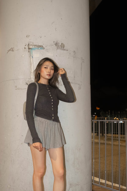 [ 🆕 極力推介 🔥 質感滿分 實用率 max! 基礎針織 cardigan ] Line Up Button Cardigan - 3 colours