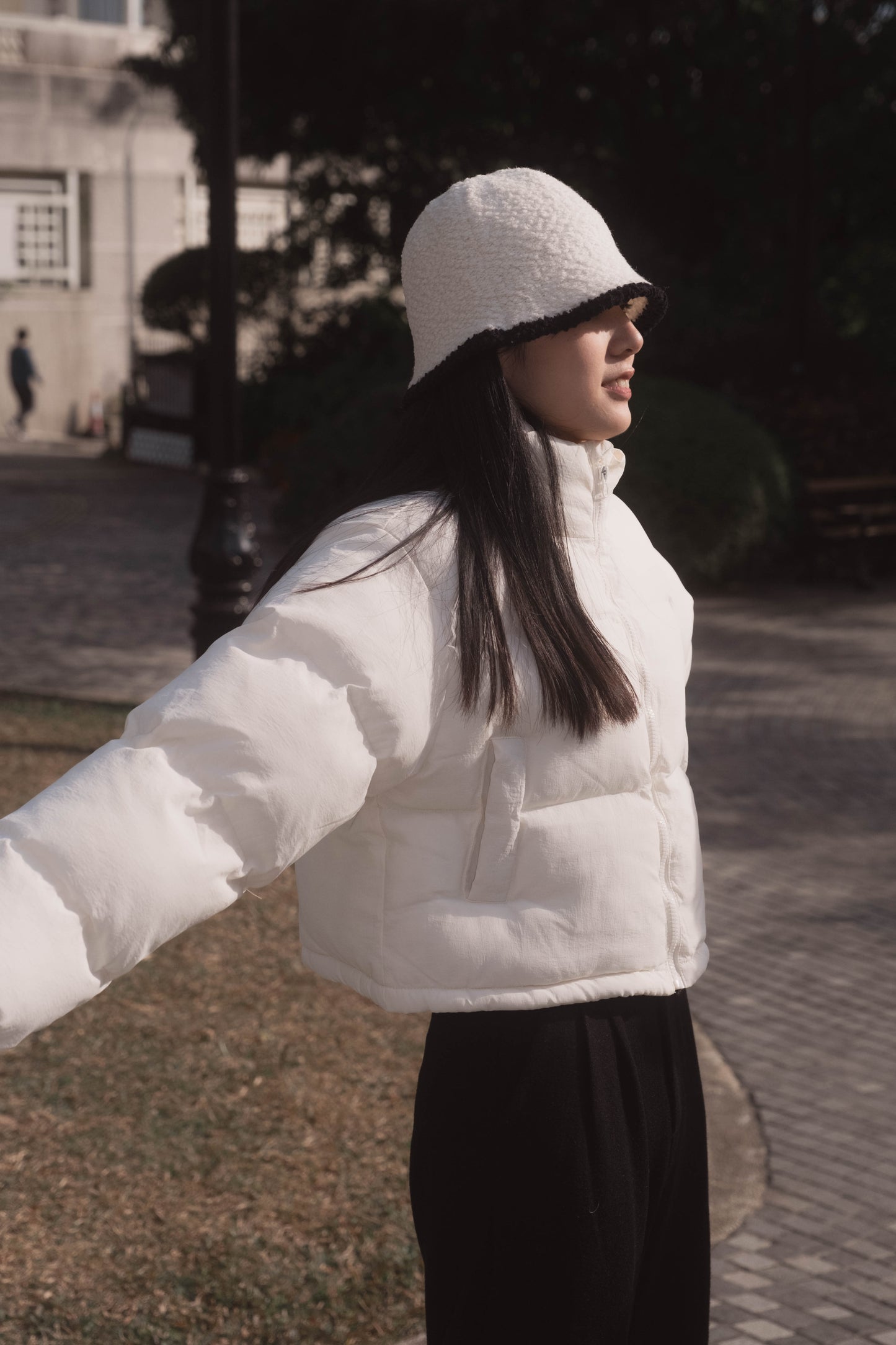 [ 今季潮物! 脹卜卜外套 ] Michelin Puffer Jacker - Ivory