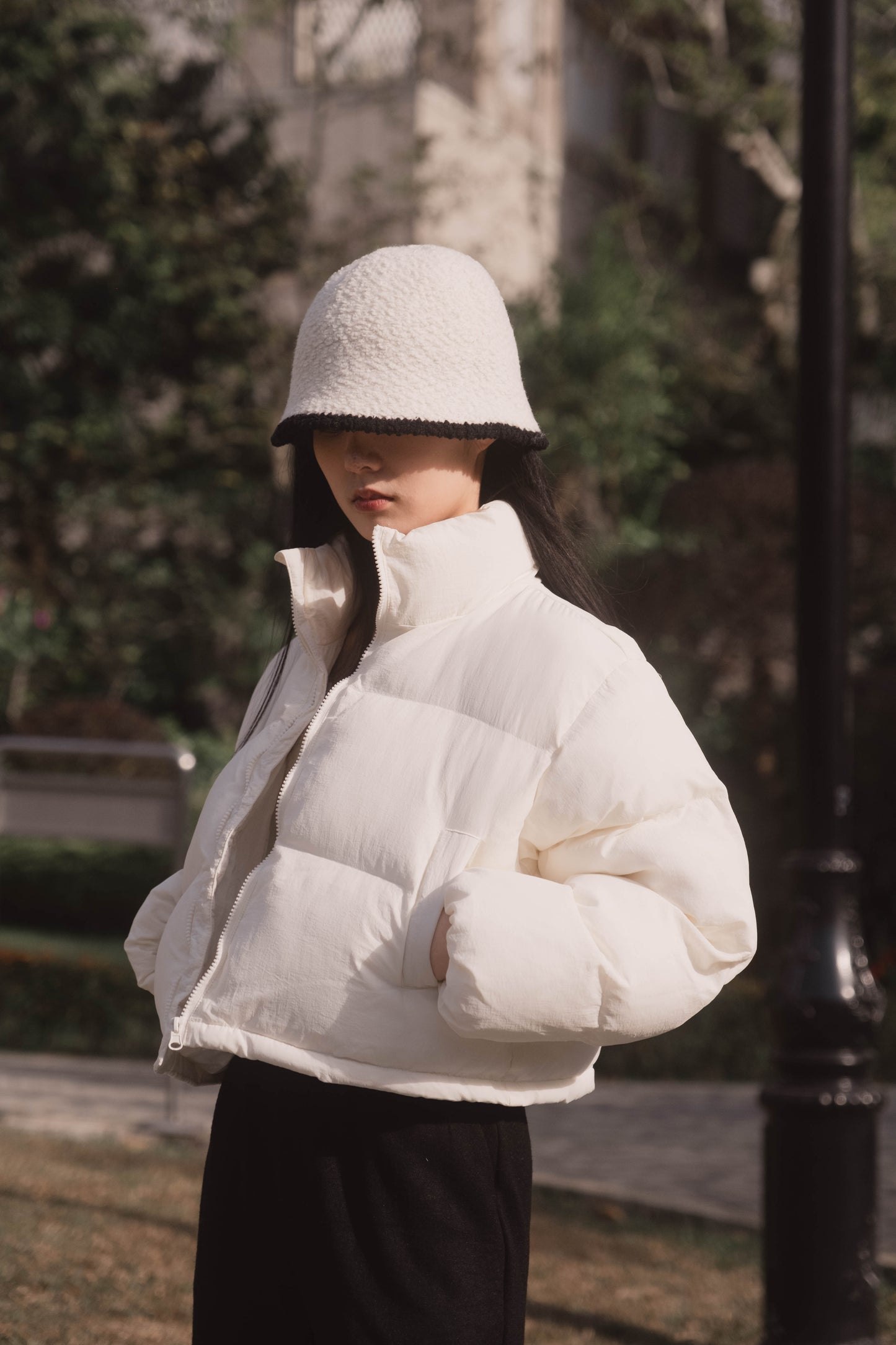 [ 今季潮物! 脹卜卜外套 ] Michelin Puffer Jacker - Ivory