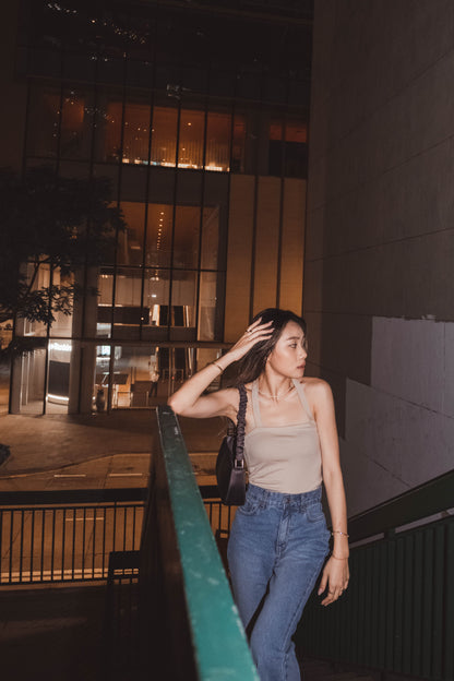 [ 簡約露背綁帶~ 多種著法! ] Tie-up Halter Top - 5 colours