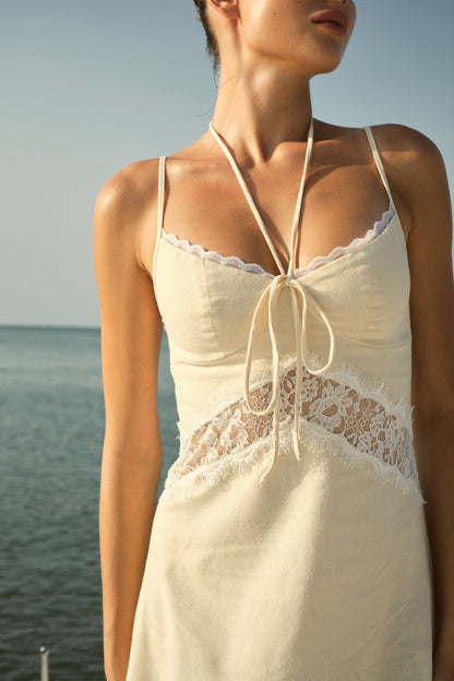 Mistral Maxi Dress - Beige