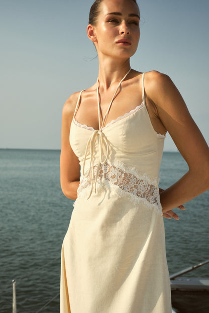 Mistral Maxi Dress - Beige