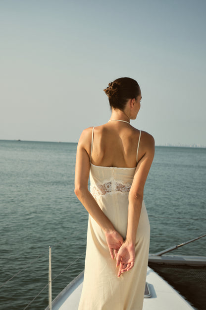 Mistral Maxi Dress - Beige