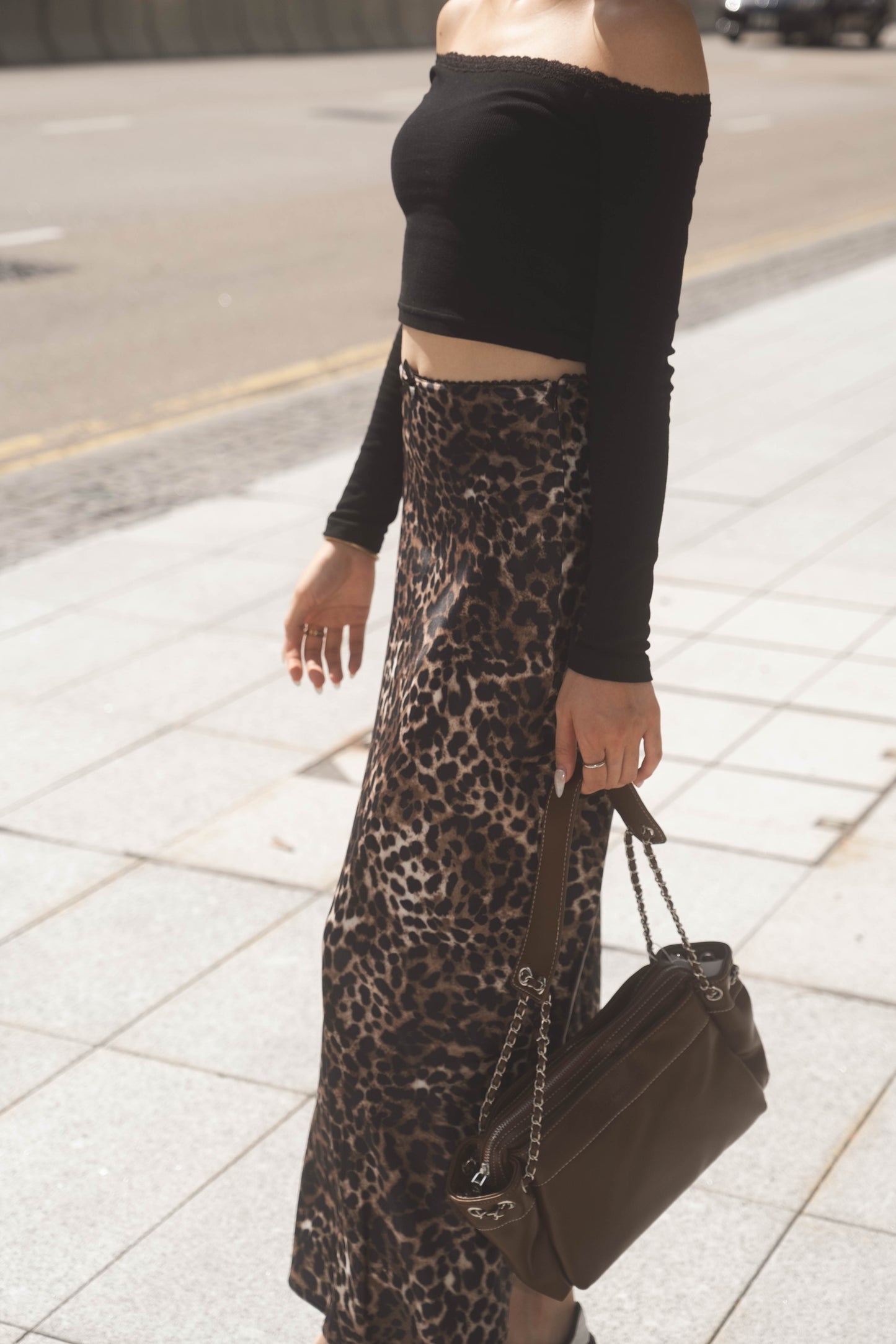 [ 豹紋歸位！] Milano Leopard Maxi Skirt