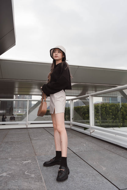 [ “BASIC” 得與別不同! ] Crewneck Oversized Cropped Sweatshirt - 3 colours