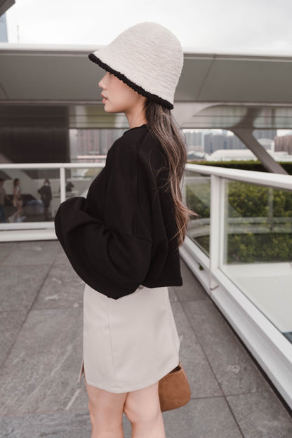 [ “BASIC” 得與別不同! ] Crewneck Oversized Cropped Sweatshirt - 3 colours