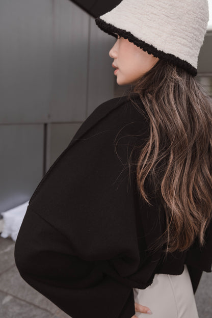 [ “BASIC” 得與別不同! ] Crewneck Oversized Cropped Sweatshirt - 3 colours