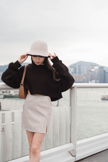 [ “BASIC” 得與別不同! ] Crewneck Oversized Cropped Sweatshirt - 3 colours
