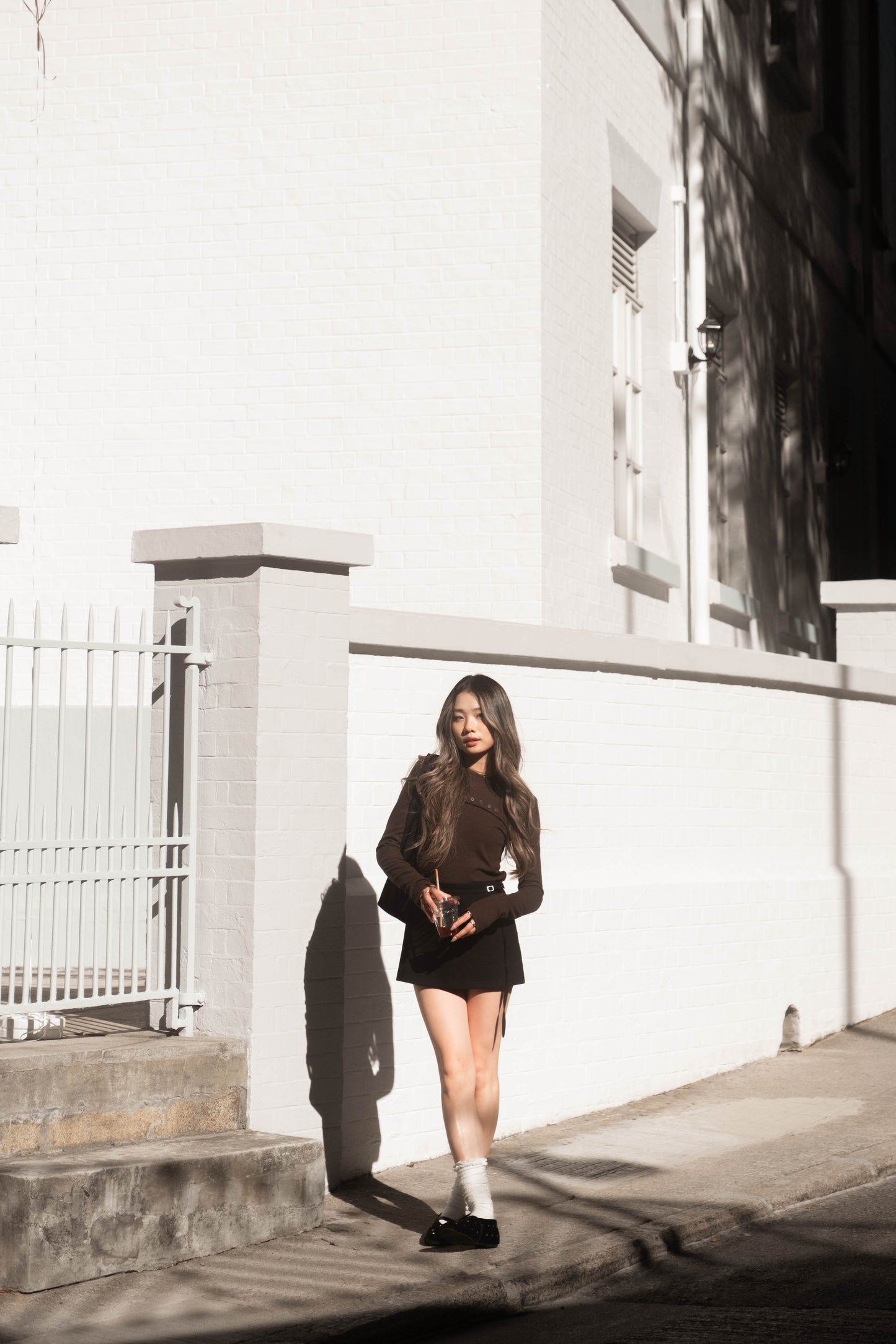 [ 🆕 簡約 & 小細節 ! 軟綿綿長袖 top ] Lock It Up Top - 3 colours