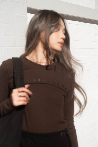 [ 🆕 簡約 & 小細節 ! 軟綿綿長袖 top ] Lock It Up Top - 3 colours