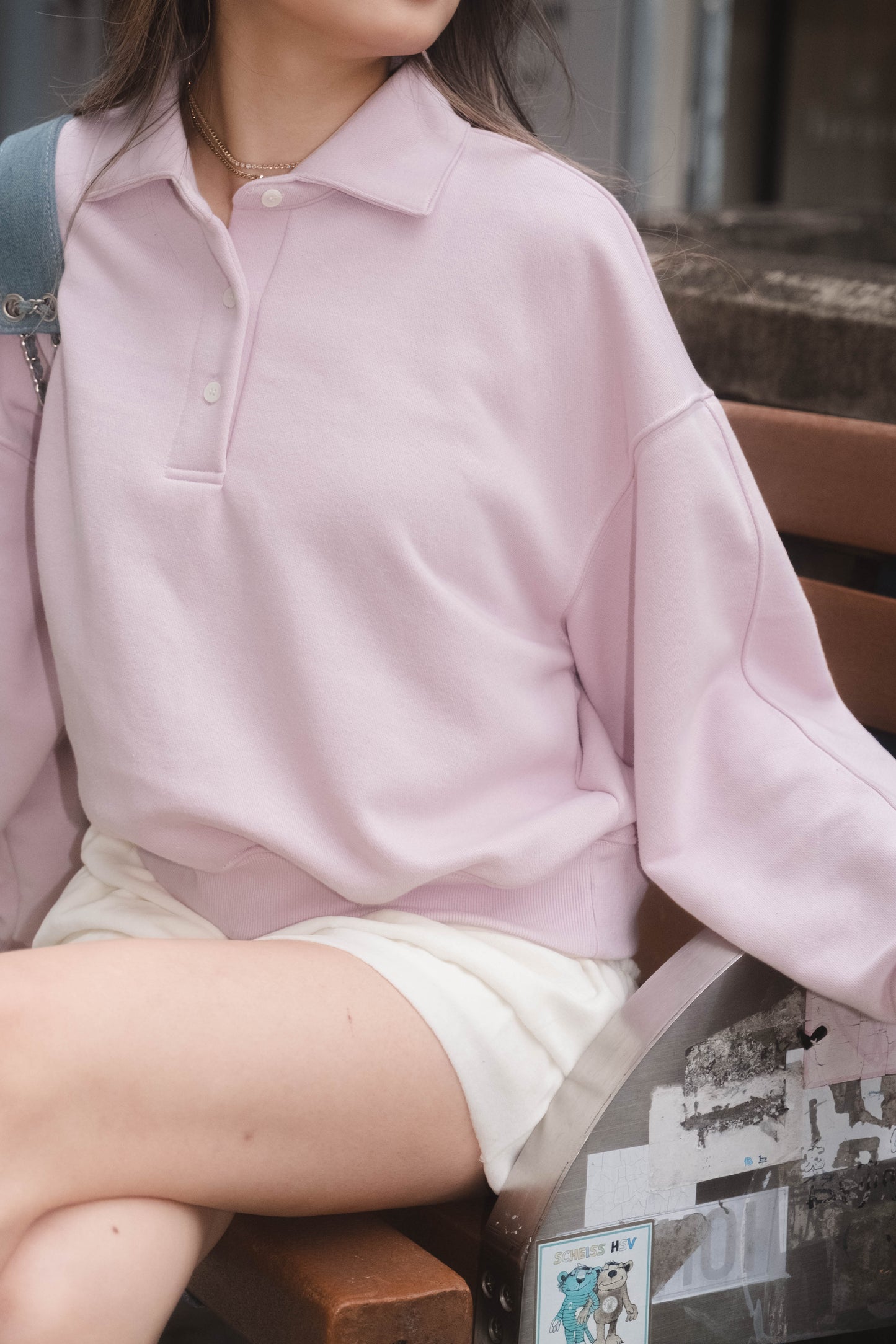 [ 慵懶 + 休閒 + 簡約 + 复古 ] Mia Polo Top - 3 colours