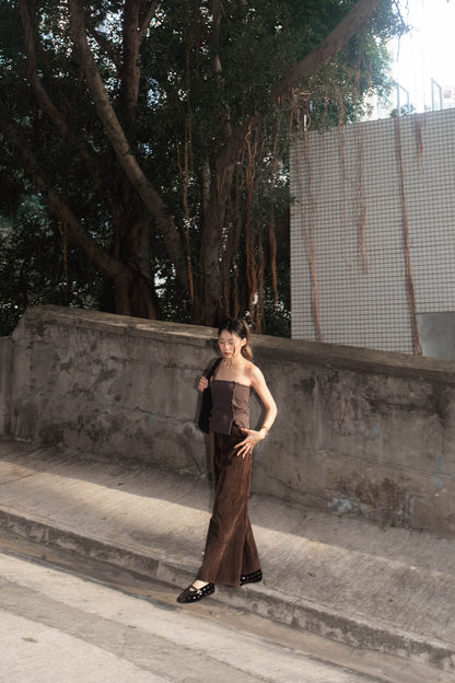 [ 🆕 大推款!! 秋冬絨面 極厚實+靚料+靚 cut ] Fall Velvet Wide-Leg Pants - 2 colours