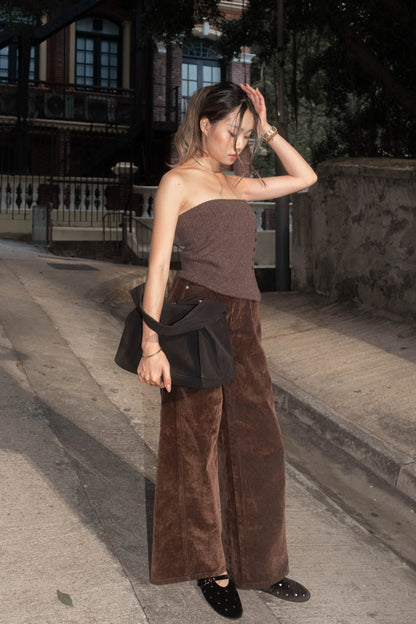 [ 🆕 大推款!! 秋冬絨面 極厚實+靚料+靚 cut ] Fall Velvet Wide-Leg Pants - 2 colours
