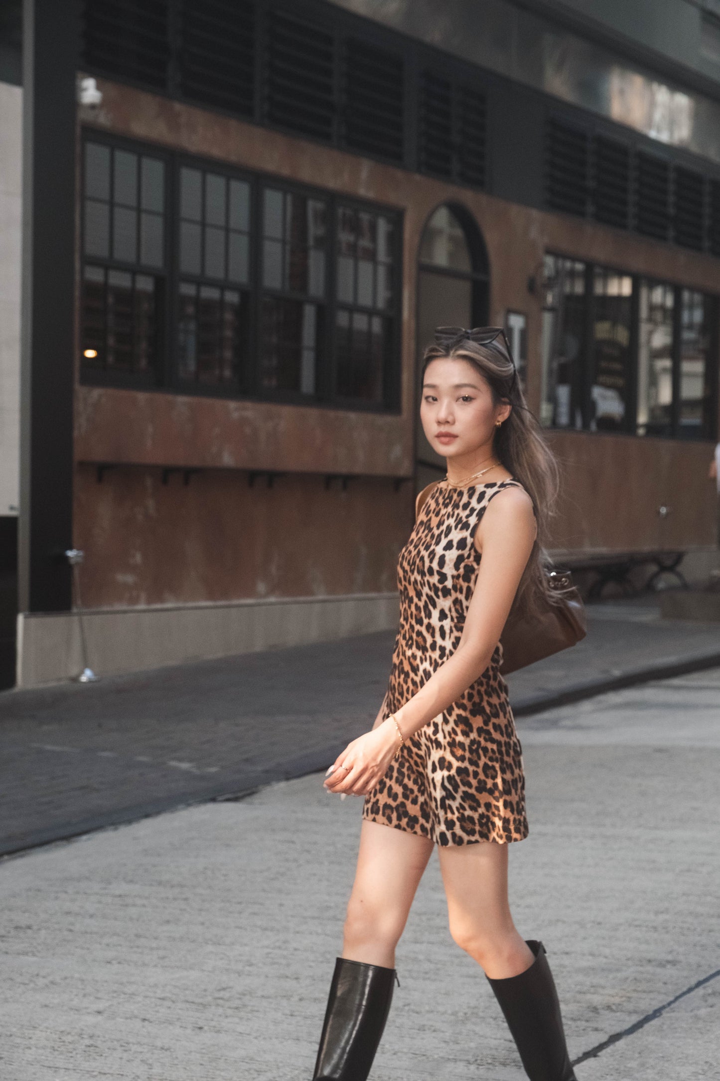 [ 豹紋 On Point 之選 ] Mamamia Leopard Mini Dress