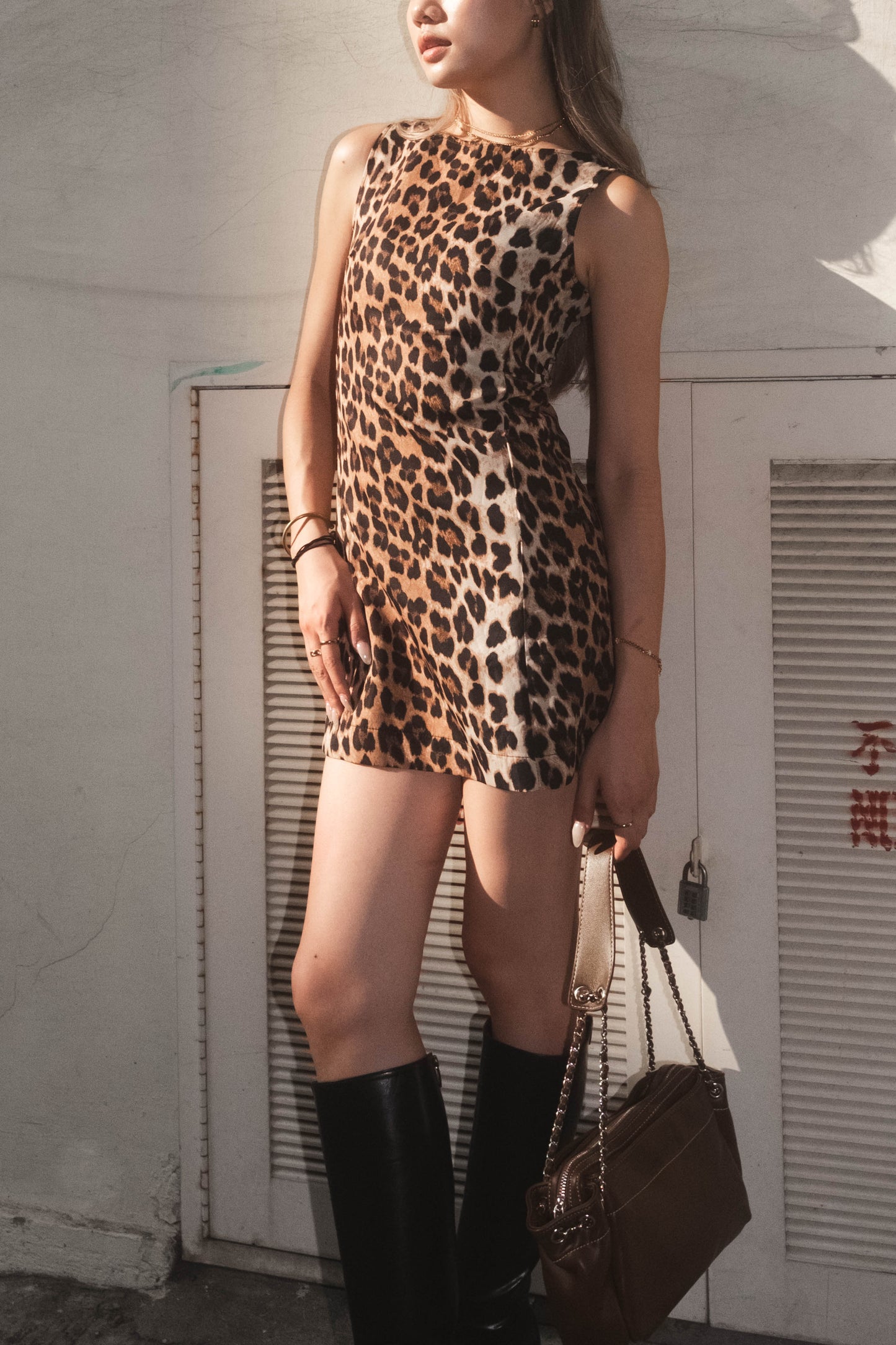 [ 豹紋 On Point 之選 ] Mamamia Leopard Mini Dress