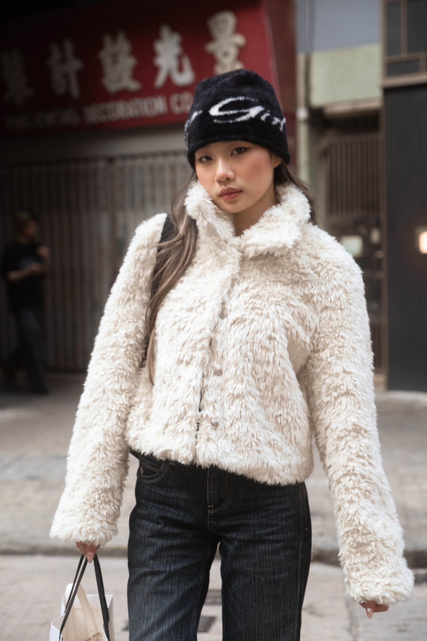 [ 🆕 有型又可愛~! 卷毛毛短外套 ] Puppy Love Fluffy Jacket - 2 colours