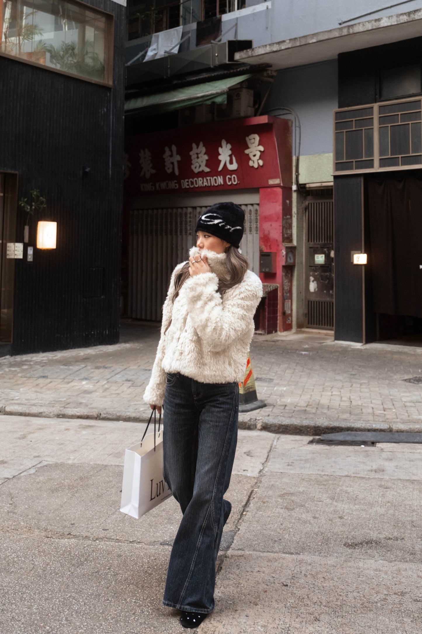 [ 🆕 有型又可愛~! 卷毛毛短外套 ] Puppy Love Fluffy Jacket - 2 colours