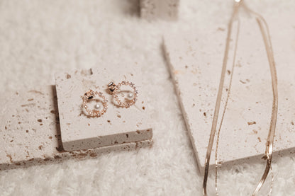 Lenna Earrings Rosegold