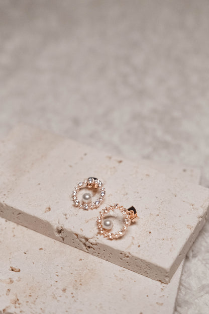 Lenna Earrings Rosegold