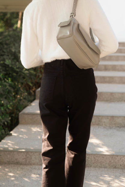 SALE [ 舒服 + 靚cut 🪽 歐美隨性高腰喇叭褲 ] Way Cool Mini Belt Flare Pants - 2 colours