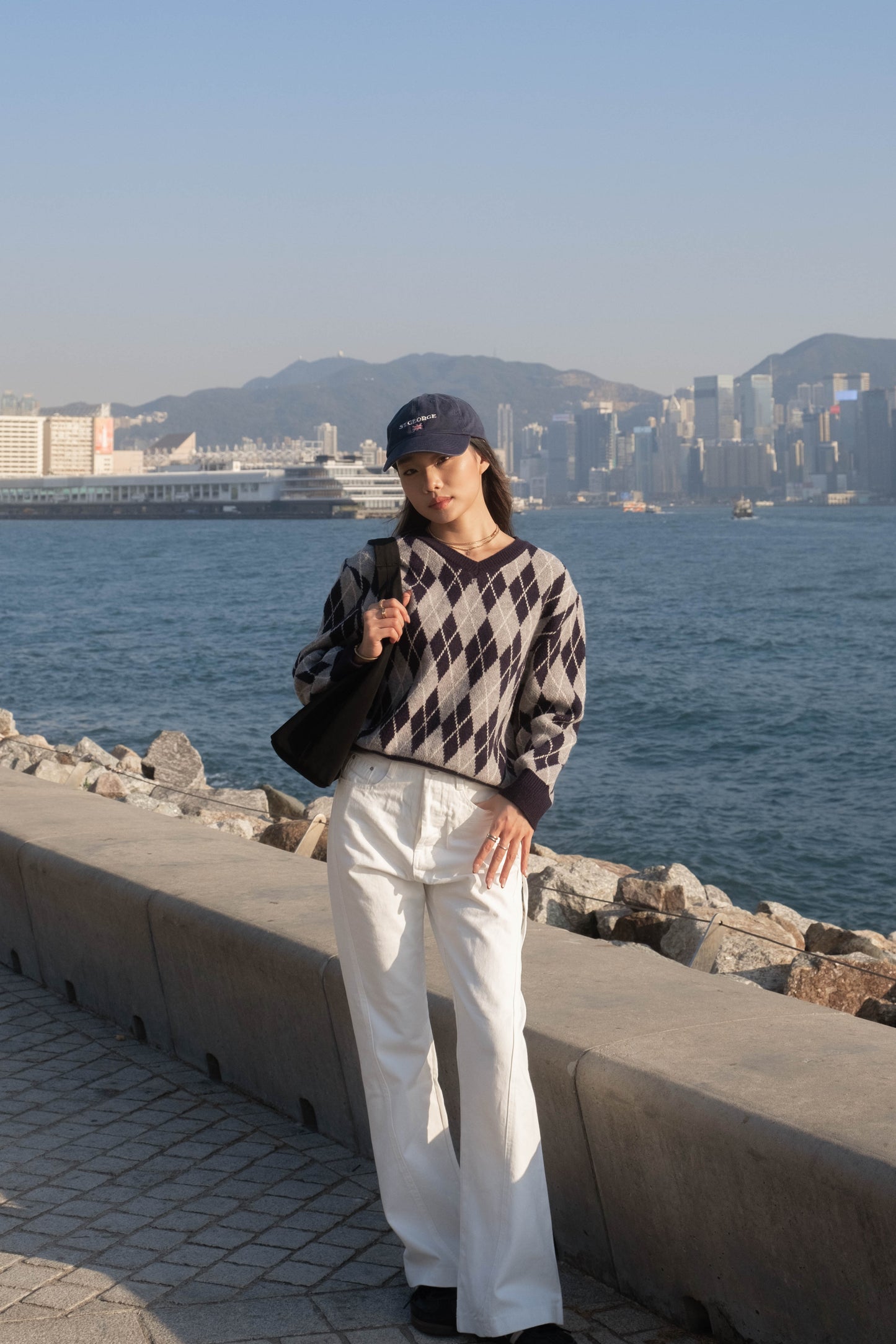 [ Old Money Vibe 🪙 復古格仔冷衫 ] Golfy Checked Sweater