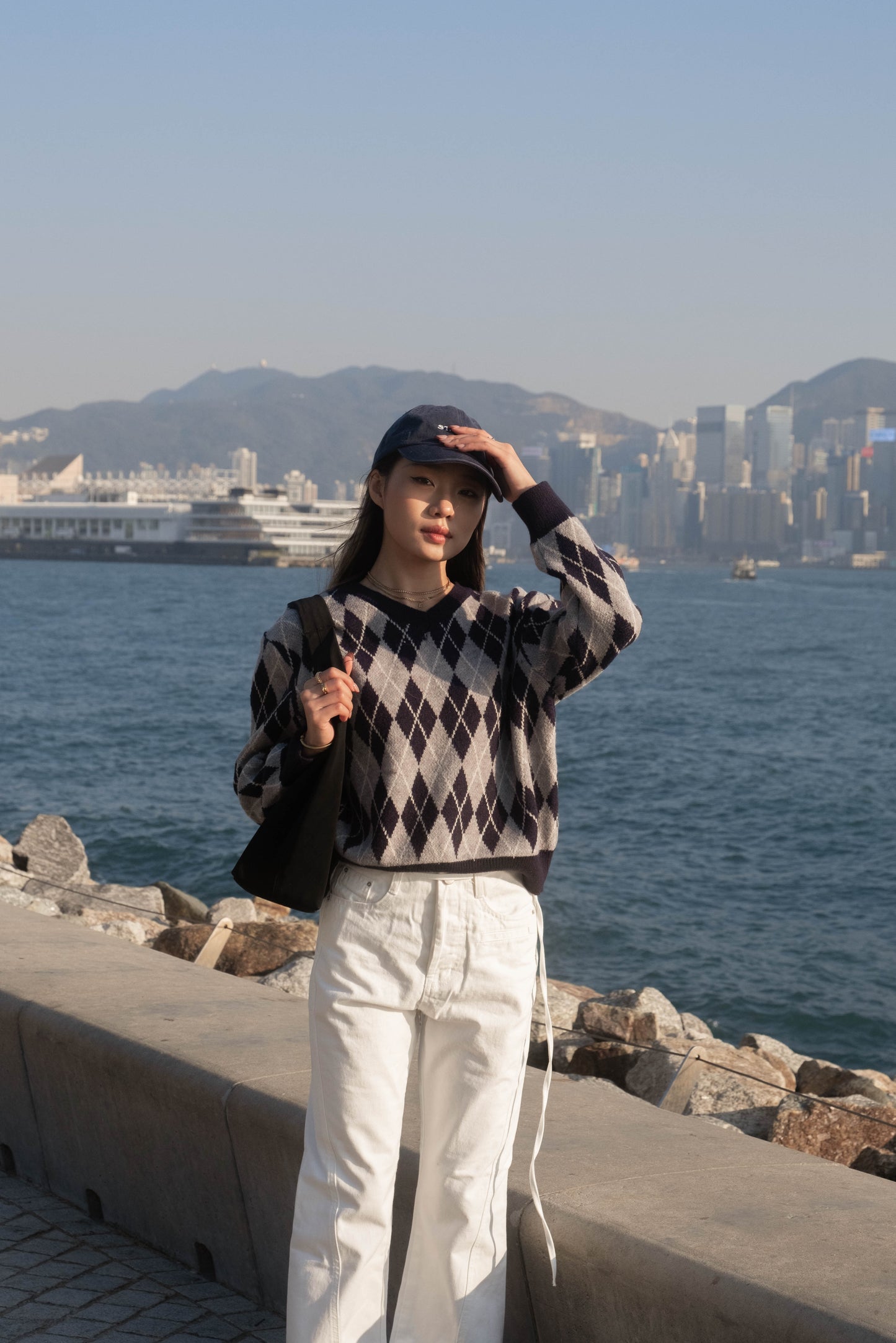 [ Old Money Vibe 🪙 復古格仔冷衫 ] Golfy Checked Sweater