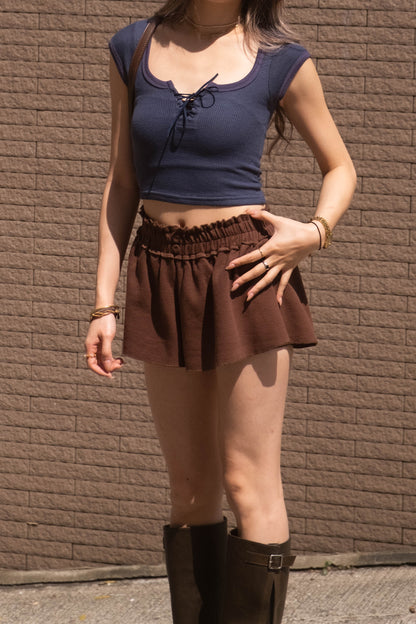 [ 舒服到爆燈!🧉🍪 鬆弛感~ 窩夫格休閒短褲 ] Waffle Lounge Shorts - 2 colours
