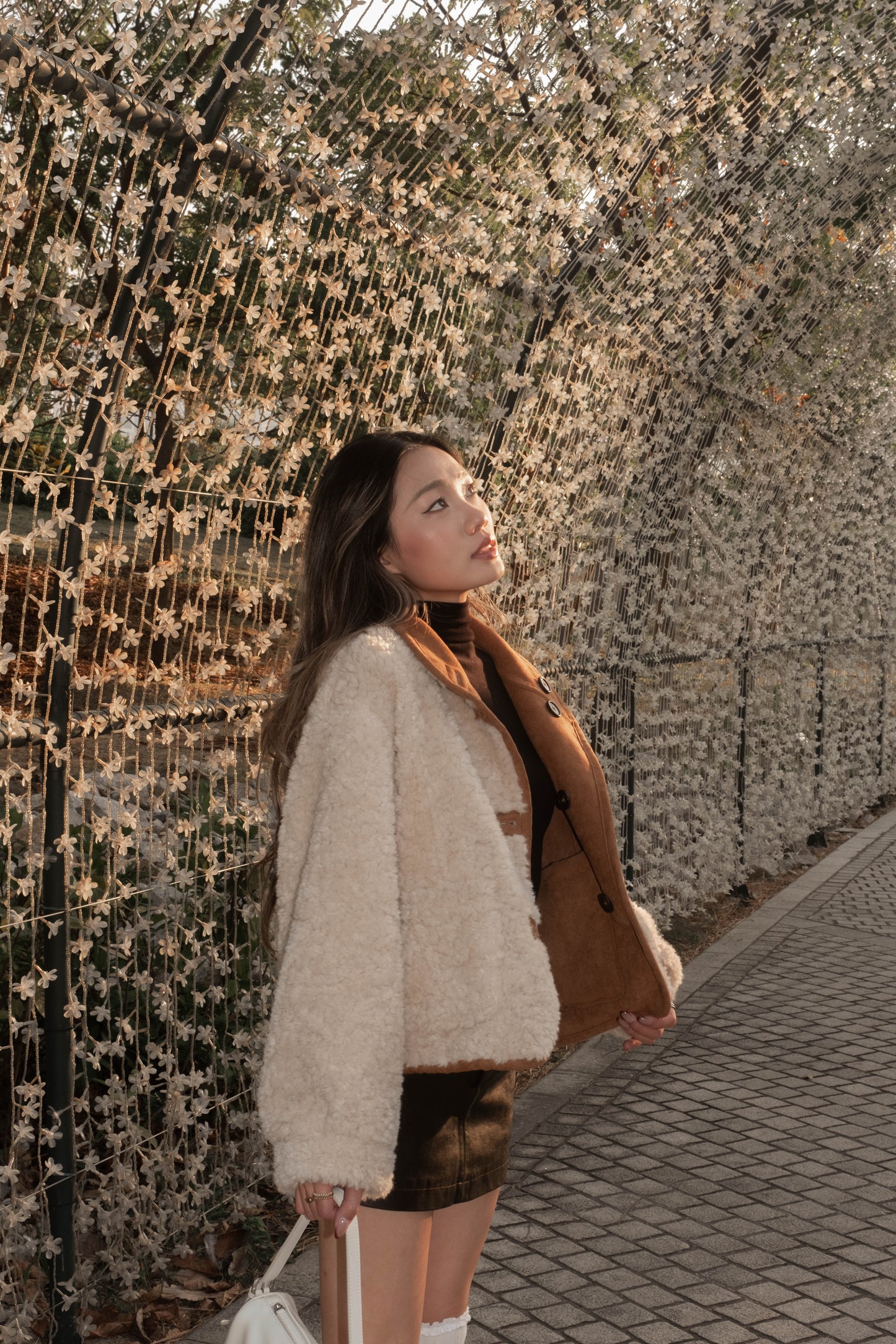 SALE  [ 一衫兩著~ 🤎 反轉變新款 ] Two-Way Suede Fluffy Jacket (Reversible)