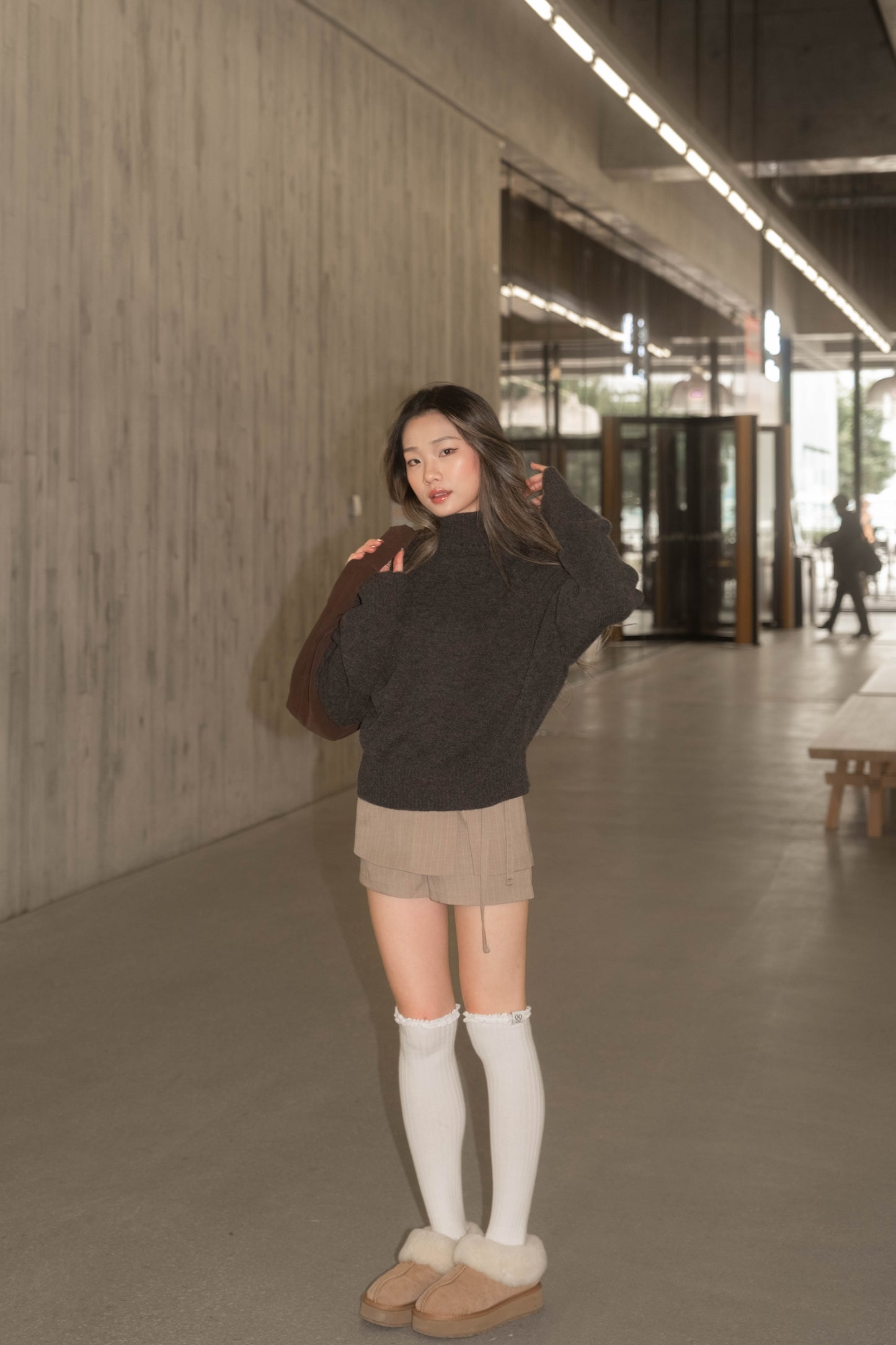 SALE [ 休閒~簡約~慵懶~薄冷衫 ] Free To Go Turtleneck Sweater - 2 colours