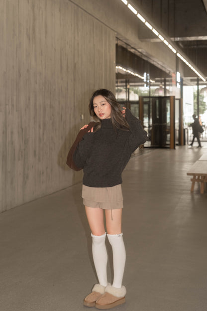 SALE [ 休閒~簡約~慵懶~薄冷衫 ] Free To Go Turtleneck Sweater - 2 colours