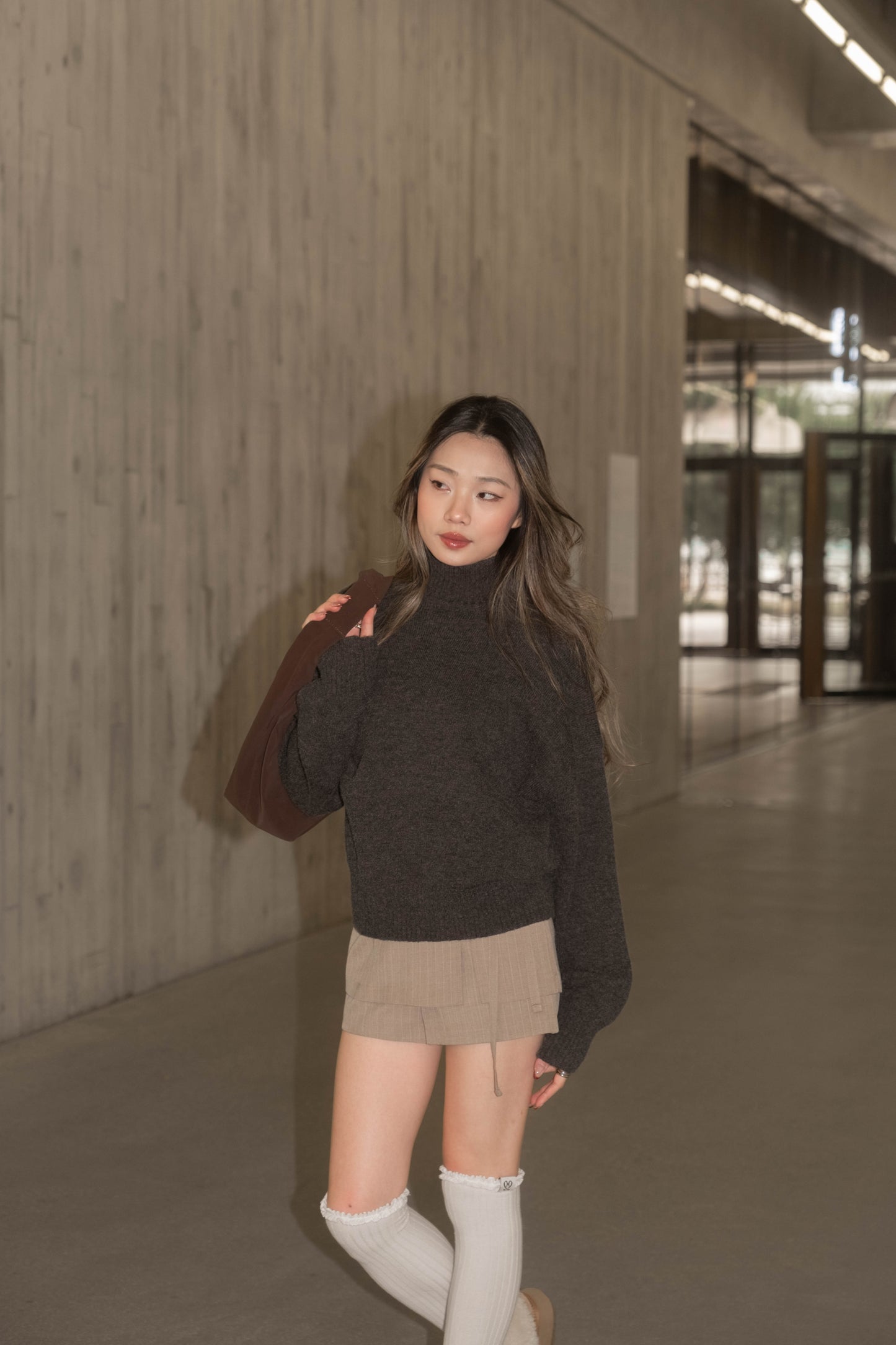 SALE [ 休閒~簡約~慵懶~薄冷衫 ] Free To Go Turtleneck Sweater - 2 colours