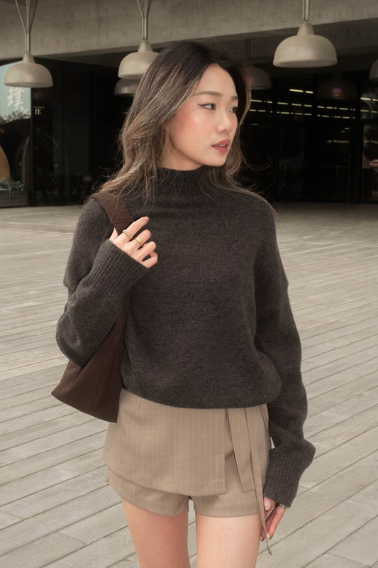 [ 🆕 休閒~簡約~慵懶~薄冷衫 ] Free To Go Turtleneck Sweater - 2 colours