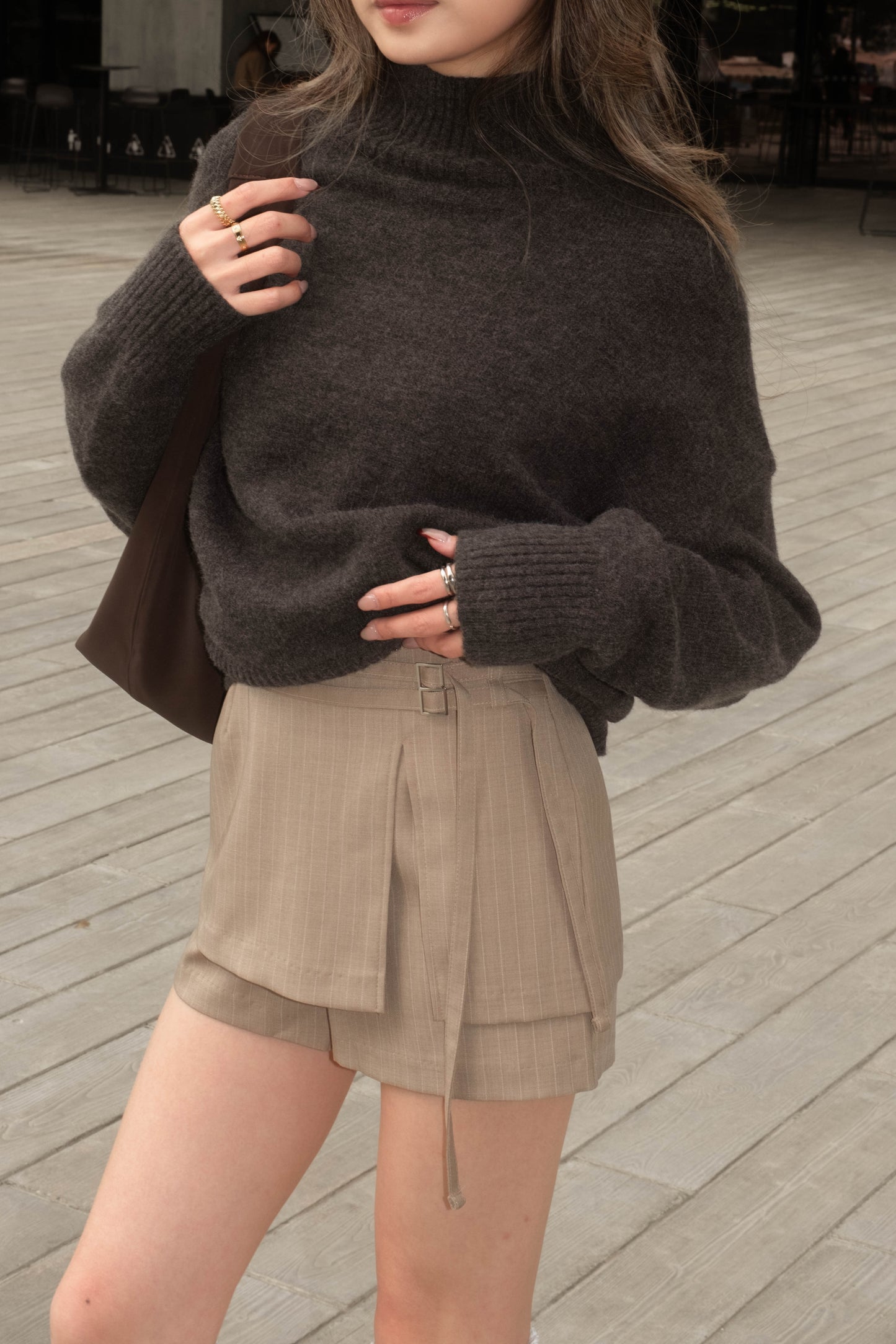 SALE [ 休閒~簡約~慵懶~薄冷衫 ] Free To Go Turtleneck Sweater - 2 colours